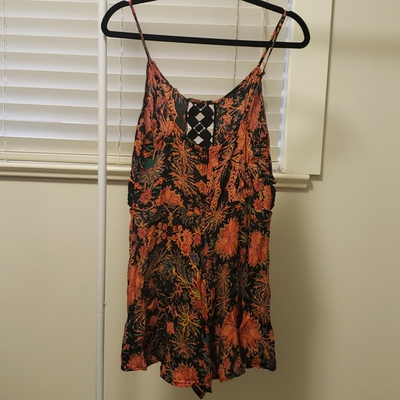 Orange Floral Romper - Topshop - Picture 2 of 10